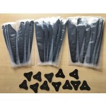 Hélice RJX de fibra de carbono 3 BLADE 28x9,2 pulgadas 3K juego de hélices plegables de fibra de carbono CW/CCW RC Big Industrial Drone Agricultura